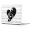 BW Musical Notes Pixelbook Skin